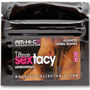 Sextacy Bath Salts in a jar ,aromatic and relaxing , perfect for a soothing and luxurious bath experience