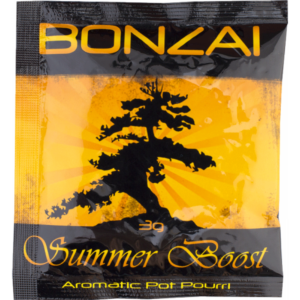 Bonzai Summer Boost Herbal Incense 3g pack with vibrant summer - inspired packaging