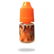 Bottle of aloha tangerine liquid incense 5ml with exotic citrus aroma