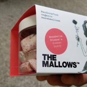 Soft fluffy marshmallows stacked in a pack